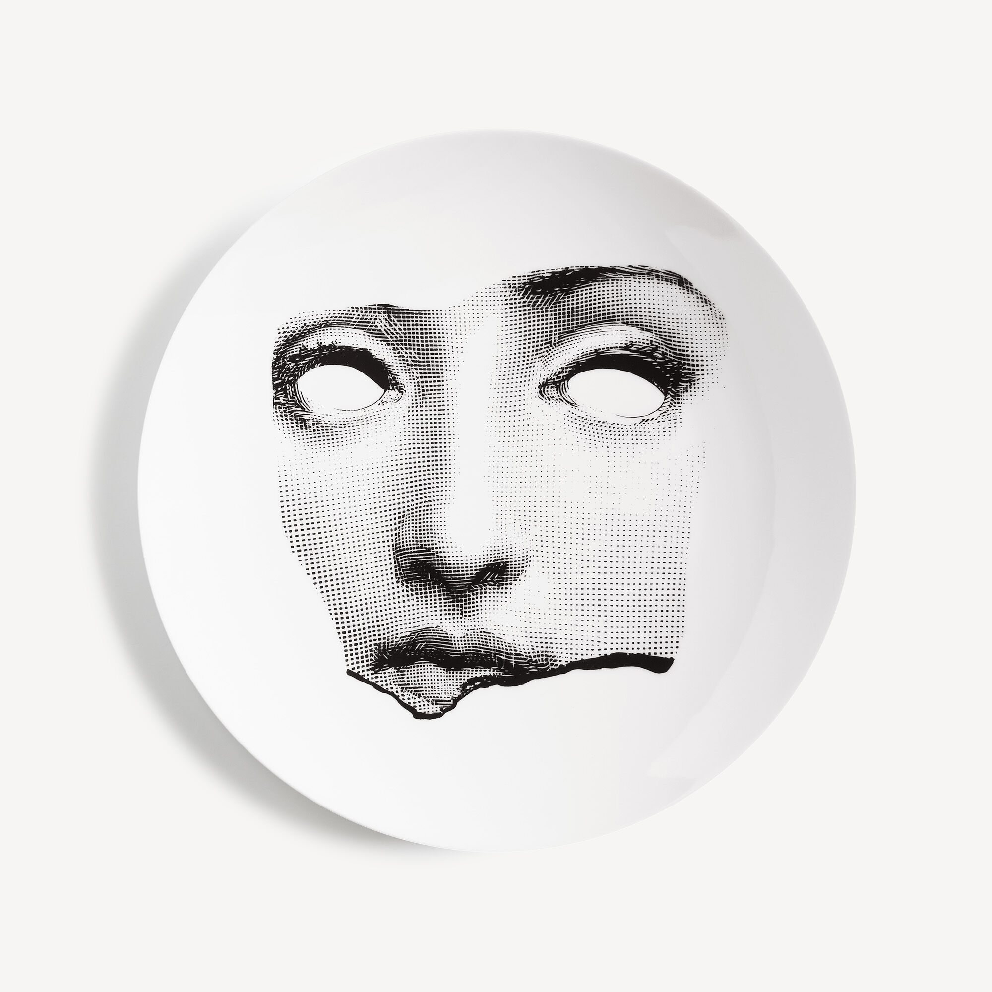 Wall plate Tema e Variazioni n.64 in White/Black | Fornasetti®