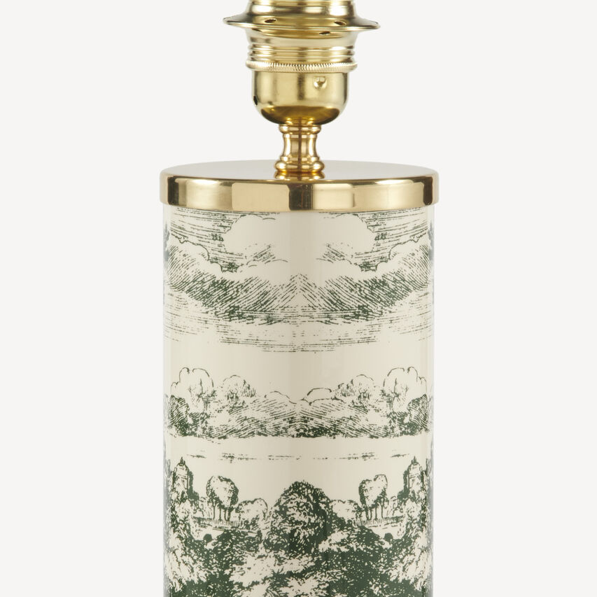 FORNASETTI Lamp Giardino Settecentesco Green/Ivory C01Y128FOR23VER