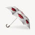 FORNASETTI Folding Umbrella Bocche white/black/red OM132PGFOR23BIA