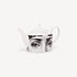 FORNASETTI Teapot Tema e Variazioni white/black P22X442FOR21BIA