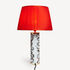FORNASETTI Conical pleated lampshade Red PAR009FOR21ROS