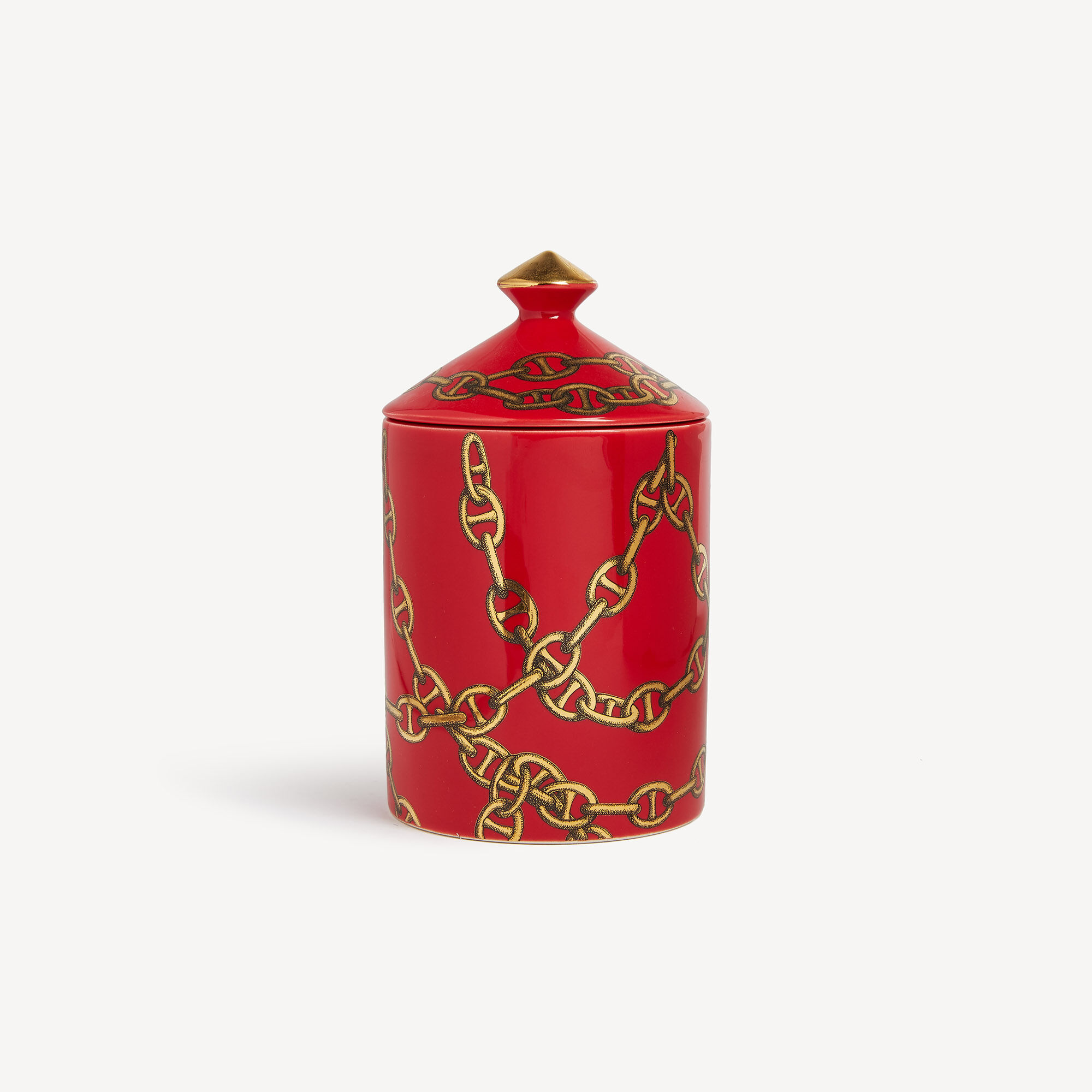 Candle Catene - Otto scent in red/gold | Fornasetti®