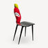 FORNASETTI Chair Lux Gstaad red/yellow/black M28Y505FOR21ROS