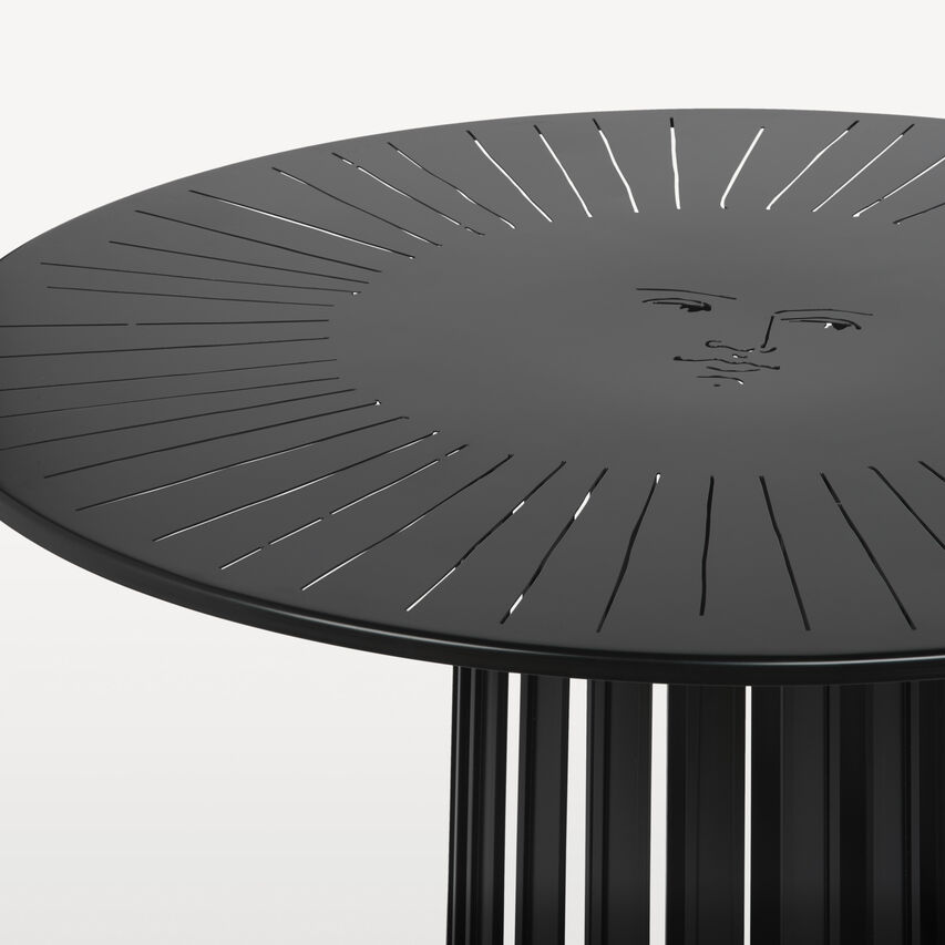 FORNASETTI Outdoor Table Ara Solis Black M21E003FOR22NER