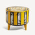 FORNASETTI Tamburo table Rigalina White/Black/Yellow M54Y002FOR21GIA