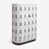 FORNASETTI Curved cabinet Palazzo white/black M09X135FOR21BIA