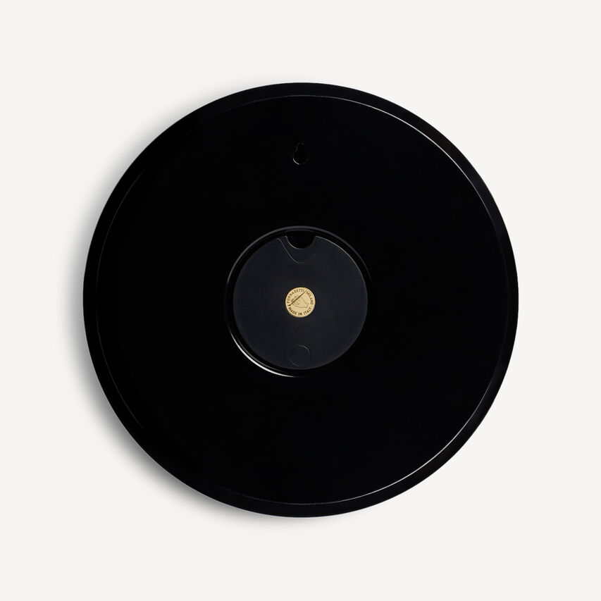 FORNASETTI Wall clock Tema e Variazioni n.184 White/Black WRCLO04FOR25BIA