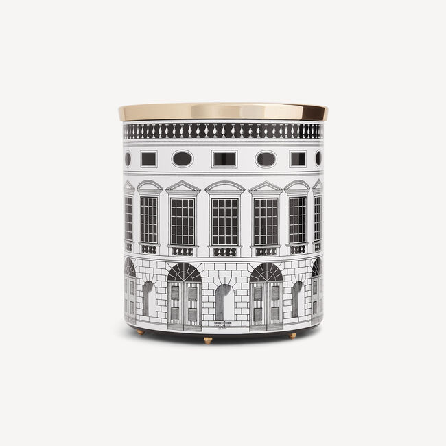 Fornasetti Paper Basket Architettura In White/black | ModeSens
