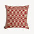 FORNASETTI Outdoor cushion Losanghe rust/ecru PILL056E60FOR22RUG