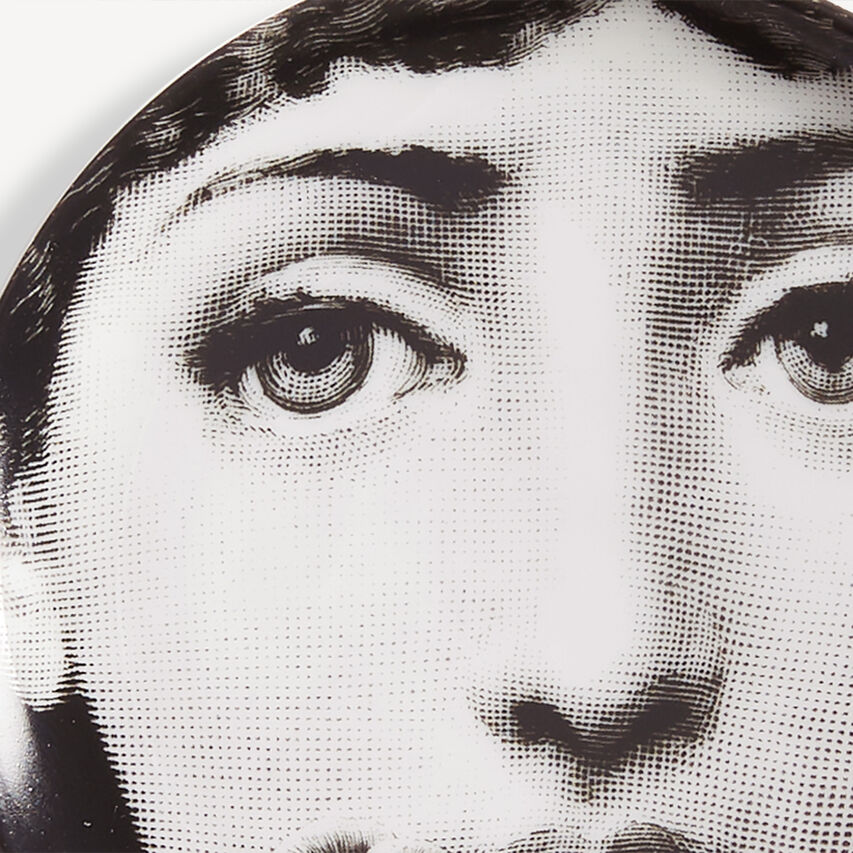 FORNASETTI Decorative holder Tema e Variazioni n.137 White/Black P63X137FOR21BIA