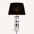 FORNASETTI Conical pleated lampshade Black PAR013FOR21NER