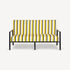 FORNASETTI Outdoor Sofa Rigato Yellow/White/Black DIV396MNEFOR22GIA