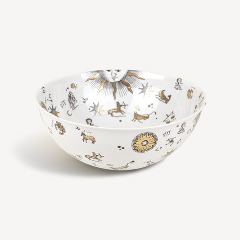 FORNASETTI Centrepiece Astronomici White/Black/Gold P47Z004FOR21ORO