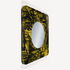 FORNASETTI Frame with flat mirror Giardino Settecentesco Black/Yellow C34Y133SPFOR23GIA