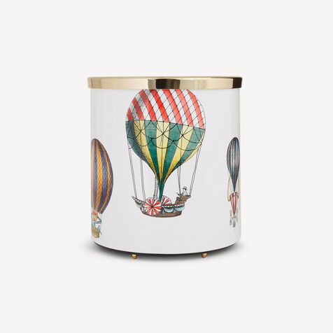 FORNASETTI Paper basket Palloni Multicolour C11Y016FOR21BIA