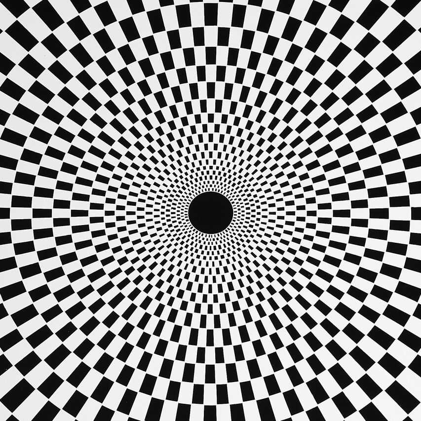 FORNASETTI Table top Egocentrismo White/Black M18X114GPFOR21BIA