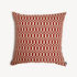 FORNASETTI Outdoor cushion Losanghe Rust/Ecru PILL056E60FOR22RUG