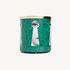 FORNASETTI Paper basket Serratura su Malachite Green/White/Black C11Y104FOR24VER