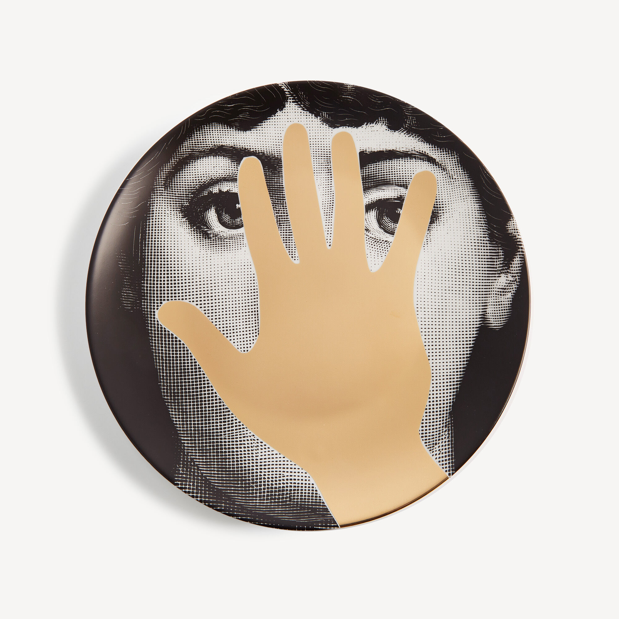 ★新品未使用★Fornasetti★トレイ★ Wall plate Tema e Variazioni n.16 in White/Black/Gold | Fornasetti®