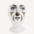 FORNASETTI Vase Clown maxi White/Black/Gold FOR10497FOR21ORO