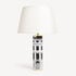 FORNASETTI Conical pleated lampshade white PAR002FOR21BIA