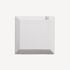 FORNASETTI Square plate Giardino Settecentesco white/black/platinum P32W133FOR23PLA