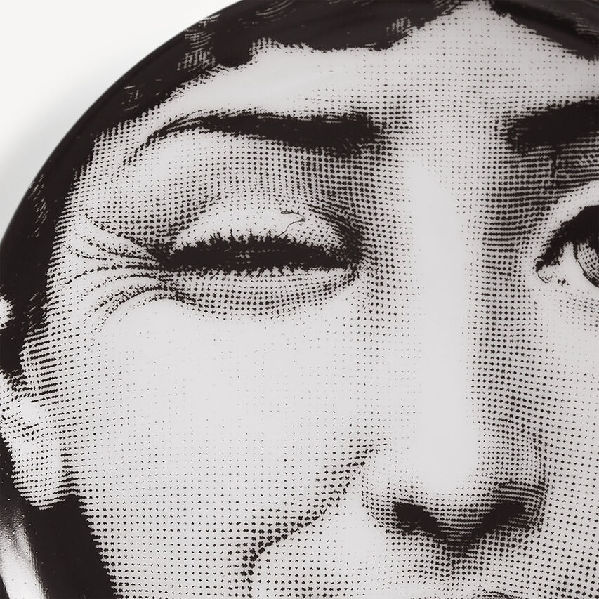 FORNASETTI Decorative holder Tema e Variazioni n.130 White/Black P63X130FOR21BIA