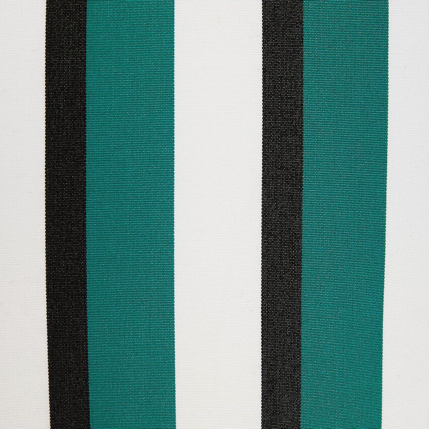 FORNASETTI Outdoor cushion Rigato Green/White/Black PILL394E40FOR22VER