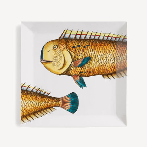 FORNASETTI Vassoio Pesce Lampuga Multicolour P43Y007FOR21MUL