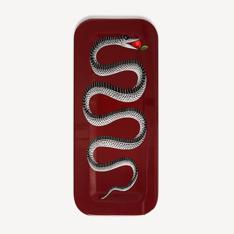 FORNASETTI Tray Serpente Multicolour C21Y608FOR20ROS