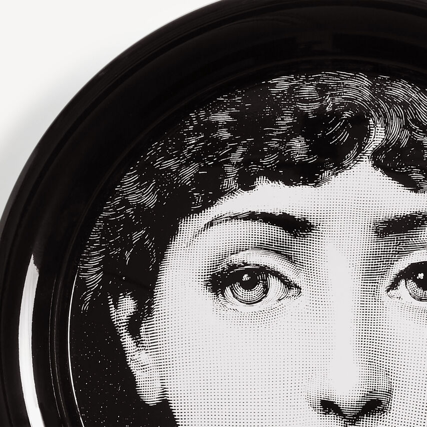 FORNASETTI Tray Tema e Variazioni n.1 White/Black C26X193FOR21BIA