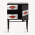 FORNASETTI Raised small sideboard Kiss White/Black/Red M44Y005FOR21ROS