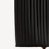 FORNASETTI Cylindrical pleated lampshade Black PAR010FOR21NER