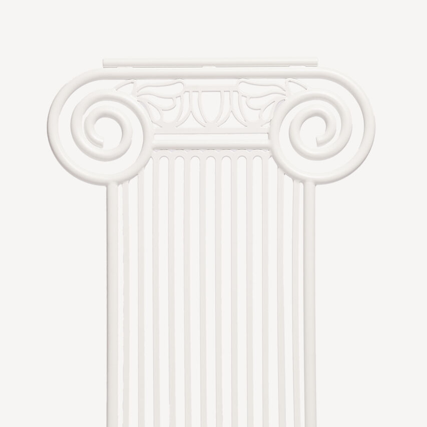 FORNASETTI Outdoor Chair Capitellum White M28E001FOR22BIA