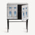 FORNASETTI Raised small sideboard Architettura celeste white/black/light blue M44Y419FOR21AZZ