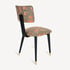 FORNASETTI Upholstered chair Oggetti su canneté Black/White/Salmon M66Y155POFOR24NER