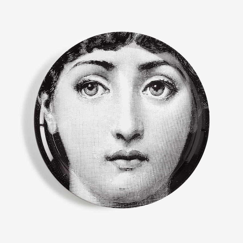 FORNASETTI Tray Tema e Variazioni n.1 White/Black C32X022FOR21BIA