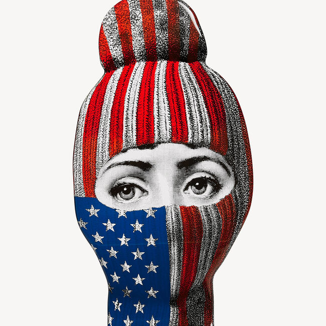 Shop Fornasetti Chair Lux Gstaad - Usa Flag In Multicolour