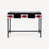 FORNASETTI Console with drawer Kiss Red/White/Black M40Y005BNFOR24ROS