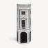 FORNASETTI NEL MENTRE Tall scented Candle - Architettura Décor - Immaginazione Fragrance white/black FPT419XIMFOR22BIA
