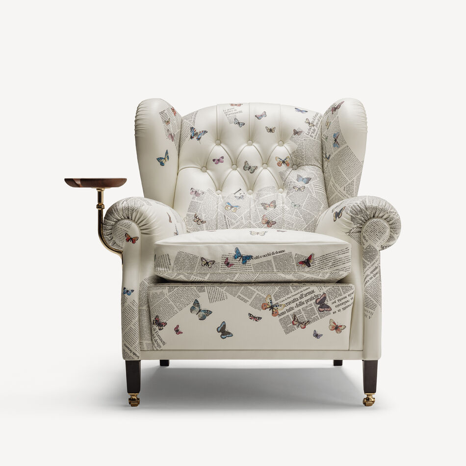 FORNASETTI Fornasetti X Poltrona Frau Armchair 1919 Multicolour FOFRAUARFOR25BIA