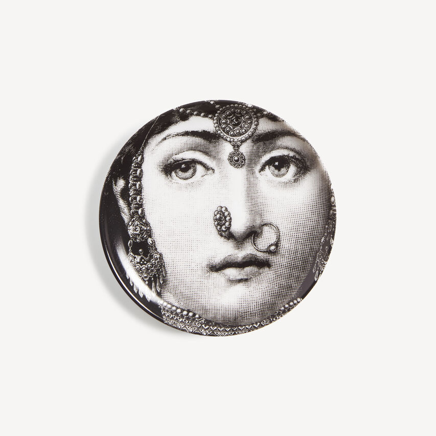 FORNASETTI Decorative holder Tema e Variazioni n.228 White/Black P63X228FOR21BIA