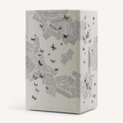 FORNASETTI Fornasetti X Poltrona Frau trunk-bar Isidoro Multicolour FOFRAUTRFOR25BIA