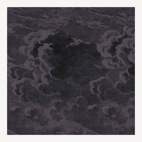 FORNASETTI Wallpaper Nuvolette (2-roll set) Midnight NUVOLESEFOR22BLU