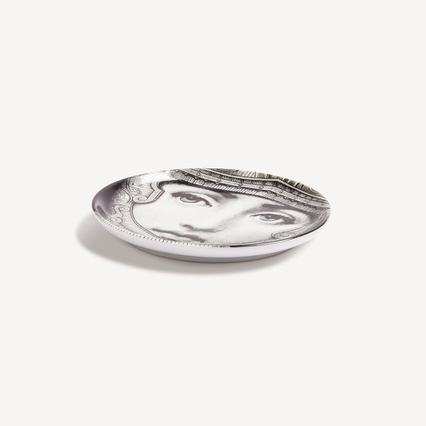 FORNASETTI Coaster Tema e Variazioni n.95 White/Black P17X095FOR21BIA