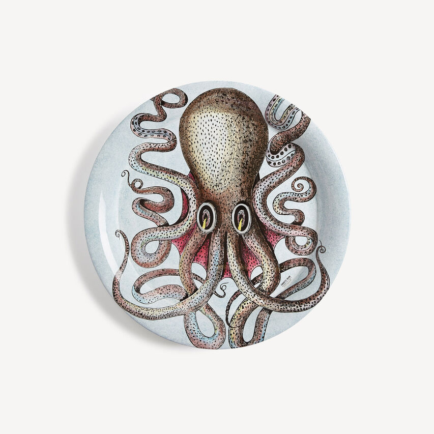 FORNASETTI Tray Polipo Multicolour C26Y011FOR21AZZ