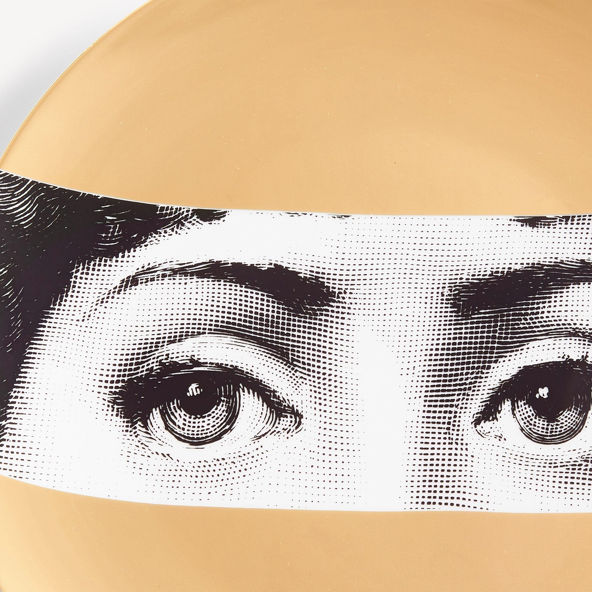 その他 fornasetti Wall plate Tema e Variazioni n.32 in White/Black/Gold | Fornasetti®