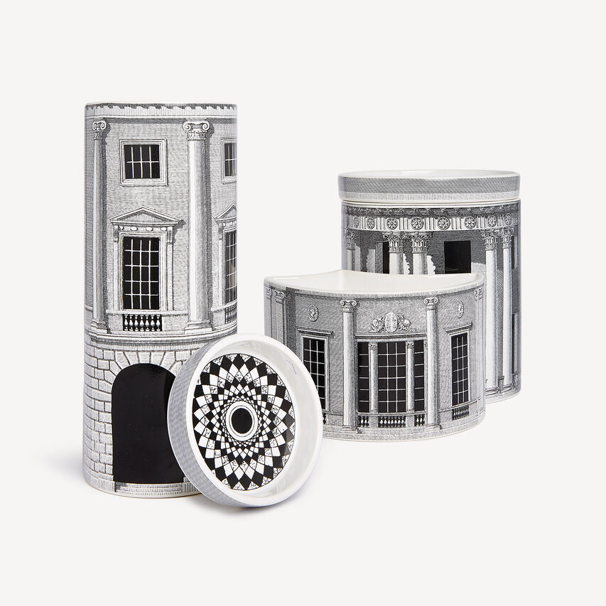 Three Scented Candles Set Architettura | Fornasetti®