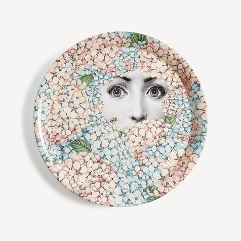 FORNASETTI Tray Ortensia Multicolour C32Y009FOR21MUL