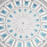 FORNASETTI Table top Cortile celeste White/Black/Blue M18Y000GPFOR21AZZ